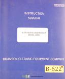 Branson-Branson Ultrasonic Degreaser B-250, Instructions Electrical and Assy Manual 1979-B-250-B-250-R-S-B-250SP-03